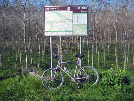 Ciclabile destra Po: Ostiglia - Luzzara